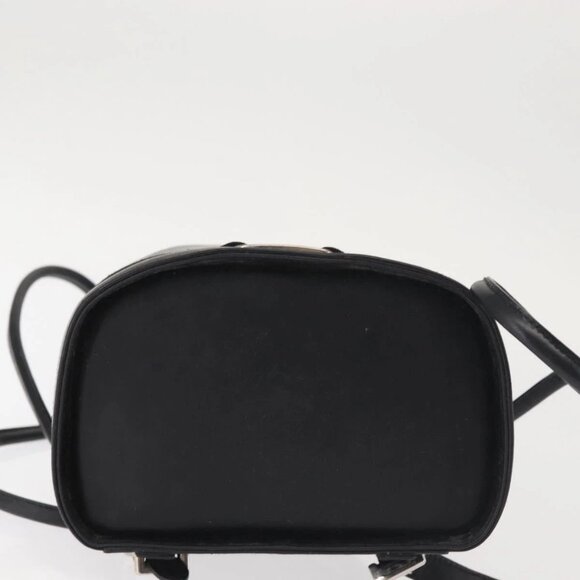 Salvatore Ferragamo Vala Backpack Leather Black Silver Auth bs29472 - Picture 7 of 16